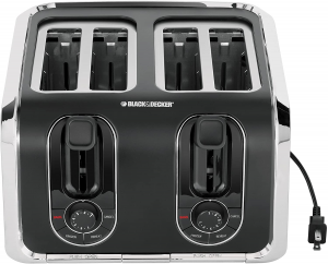 black+decker 4-slice toaster